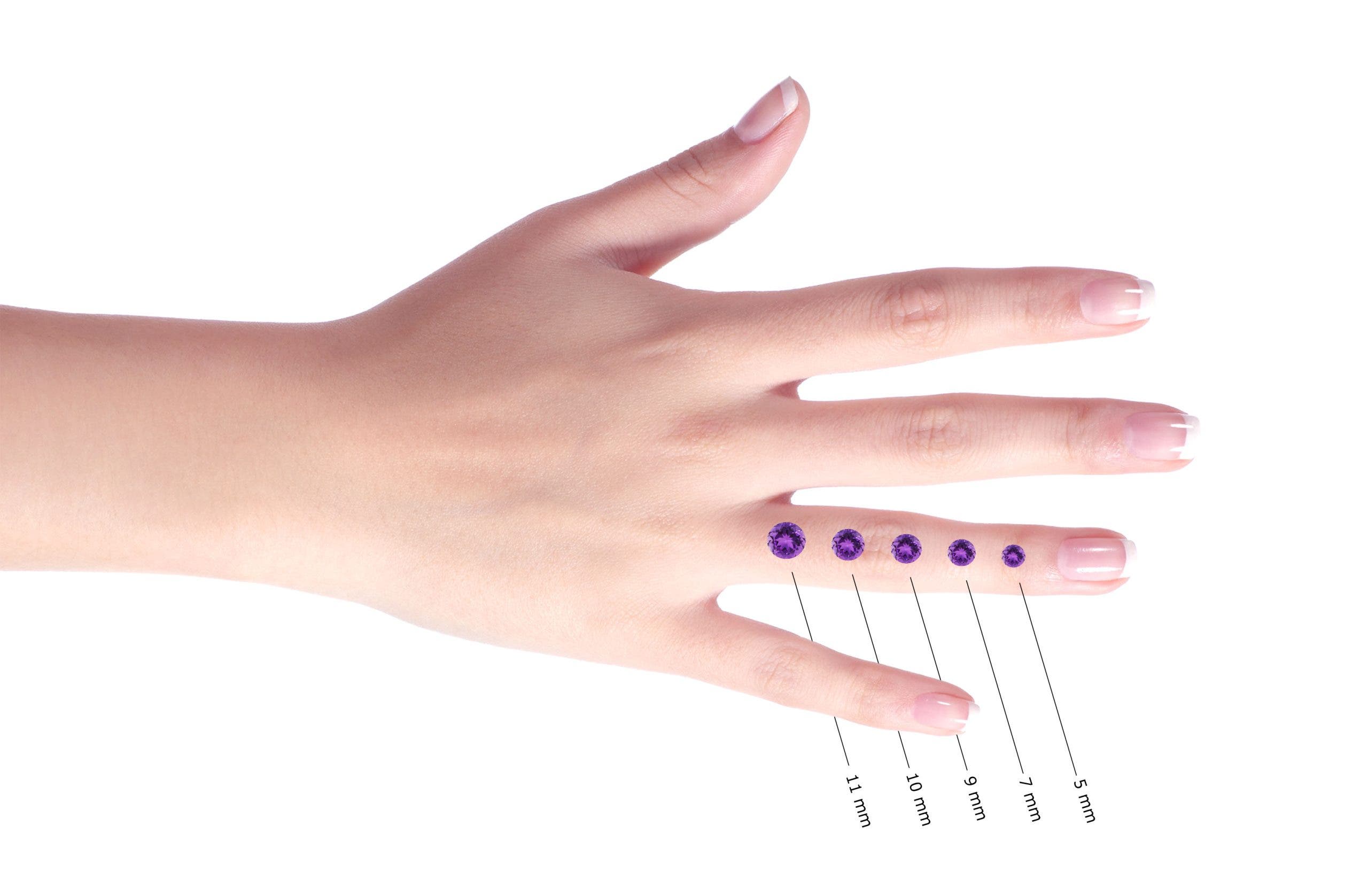 Amethyst scaled