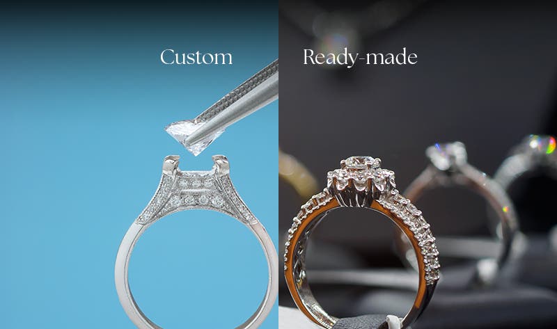 Custom vs. Ready-Made Engagement Rings: How to Choose the Right One for Your Proposal