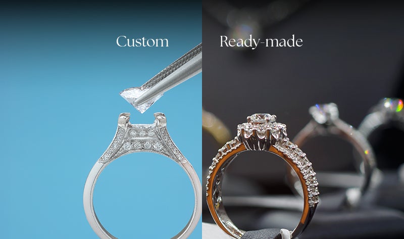 Custom vs. Ready-Made Engagement Rings: How to Choose the Right One for Your Proposal