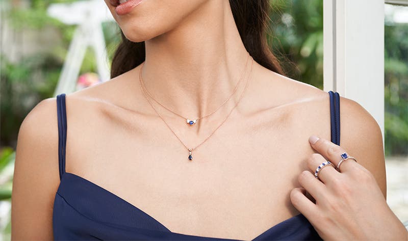 How to Layer Jewelry Like a Stylist (Using Real Gemstones)
