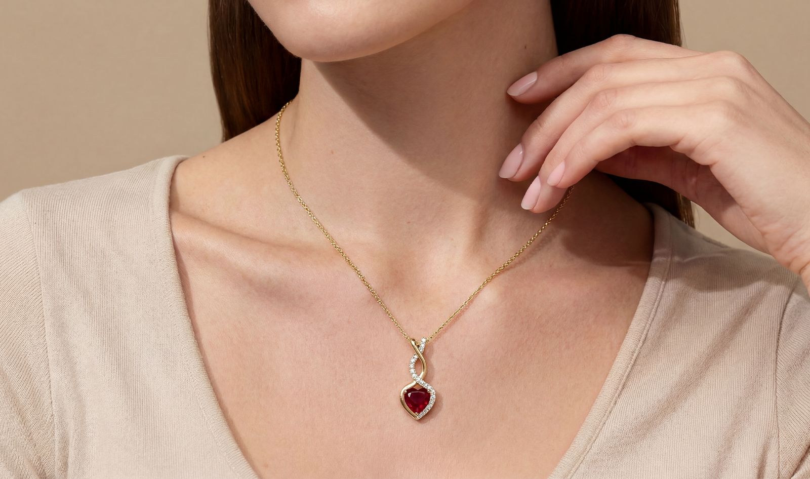 How an Infinity Heart Pendant Tells a Different Love Story with Every Gemstone