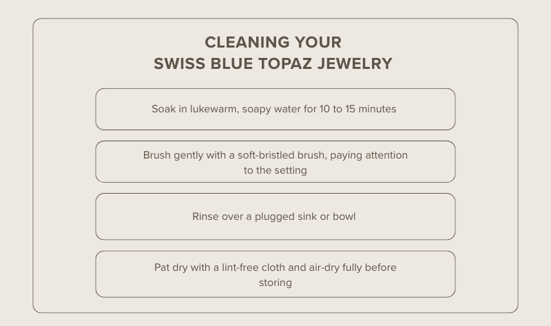 swiss blue topaz care guide