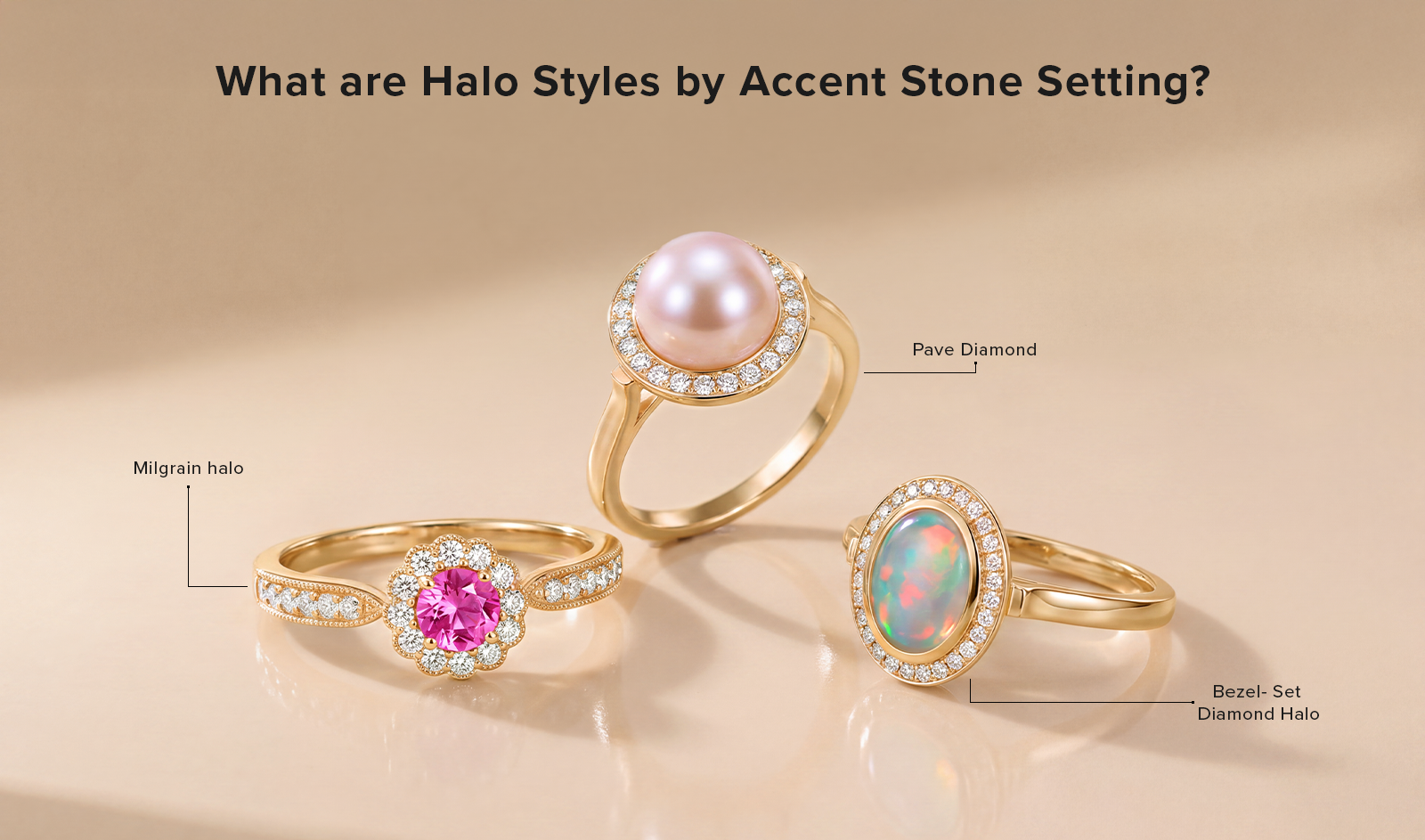 Halo Accent Stone Settings Explained