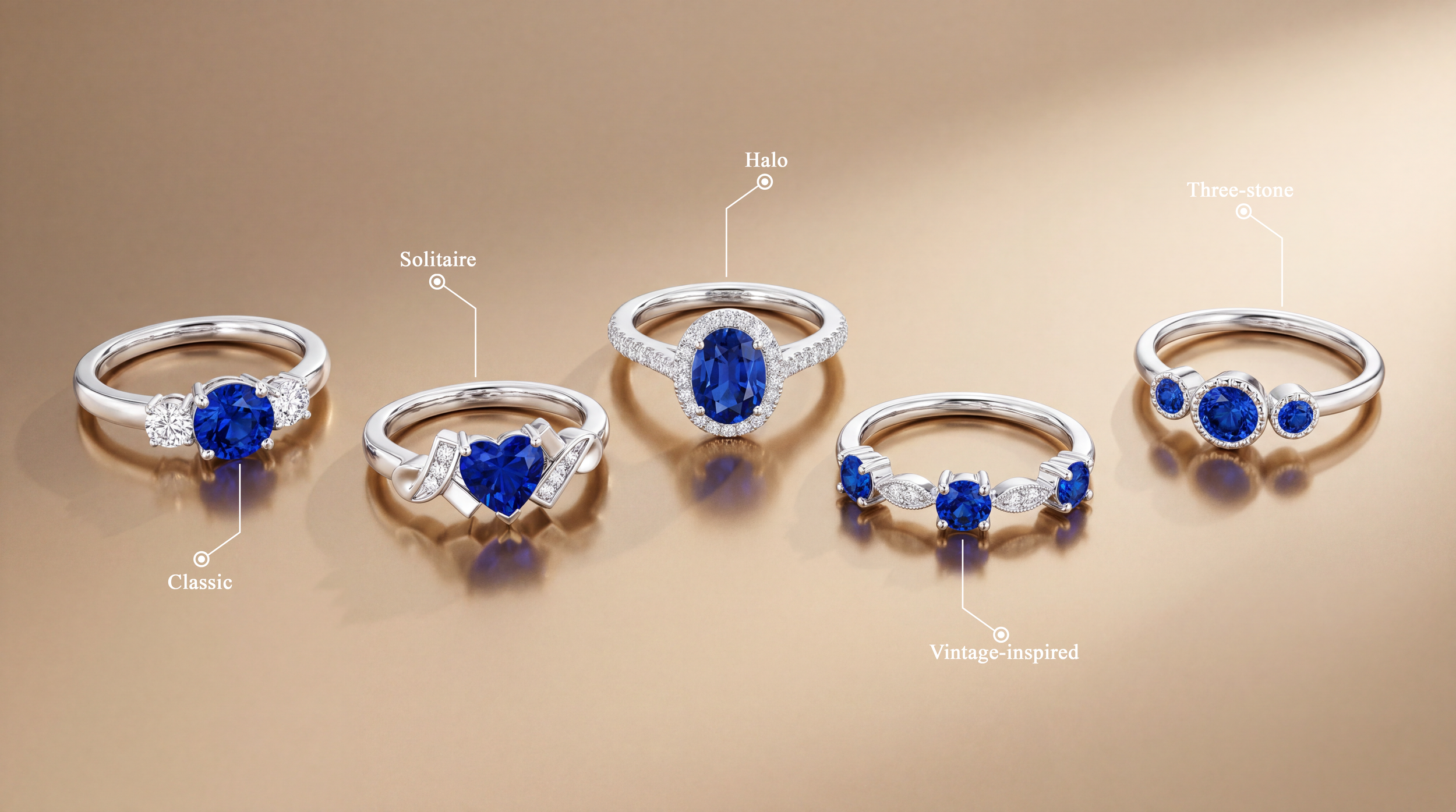 10 Popular Blue Sapphire Ring Styles: From Classic Solitaires to Vintage Designs